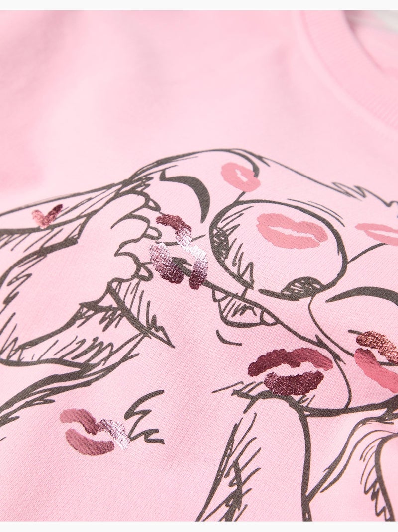 Felpa di peluche femminile 'Stitch', MO Fashion Viola - Kiabi