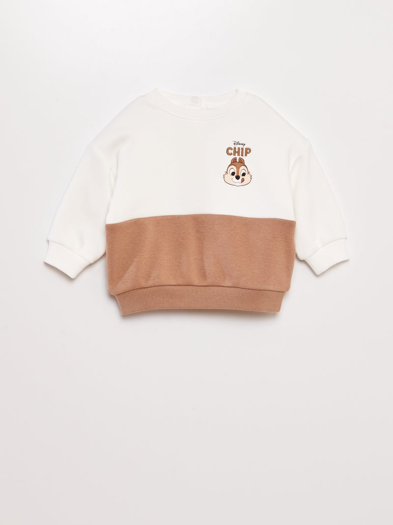 Felpa 'Disney' 'Cip & Ciop' BEIGE - Kiabi