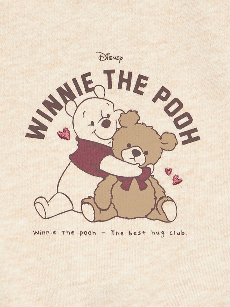 Felpa "Disney" in felpa non garzata Beige - Kiabi