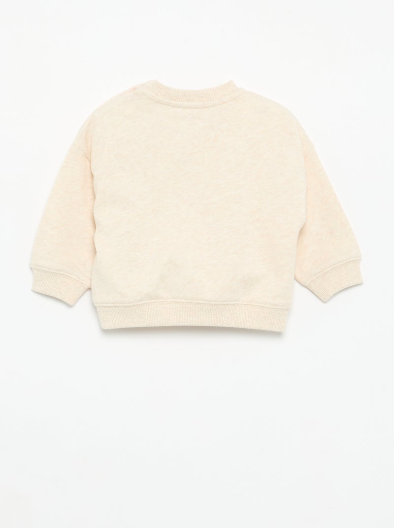 Felpa 'Disney' stampata Beige - Kiabi