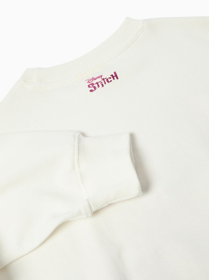 Felpa Disney "Stitch" ©in pile, MO Fashion Bianco - Kiabi