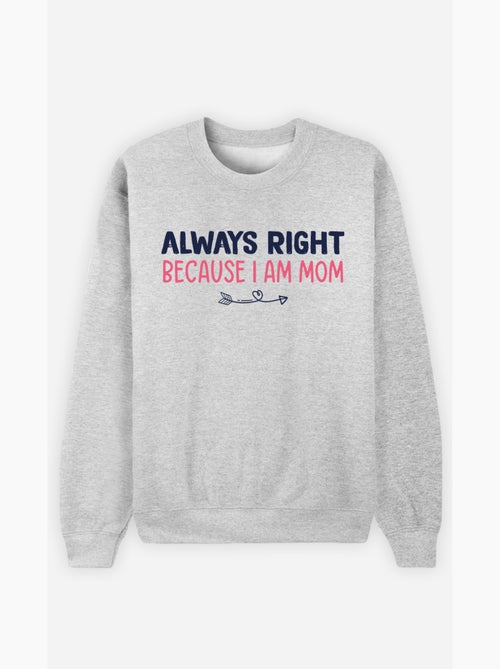 Felpa Donna - ALWAYS RIGHT MOM - Kiabi