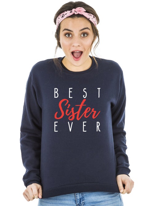 Felpa Donna - BEST SISTER EVER - Kiabi