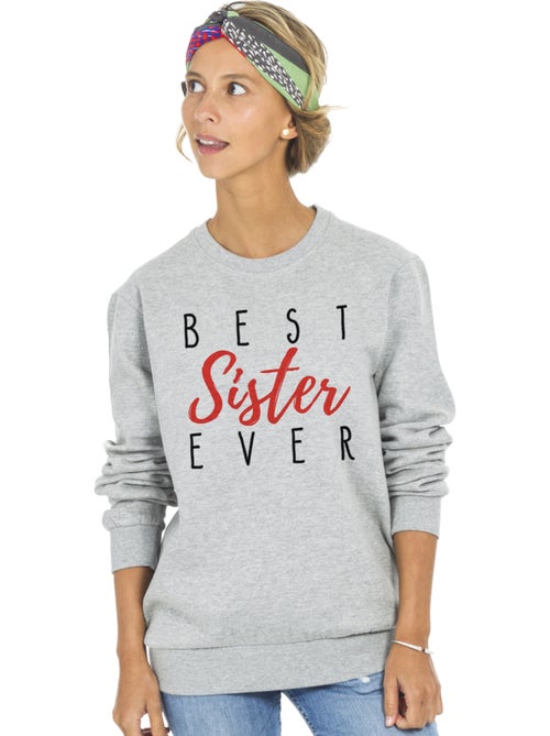 Felpa Donna - BEST SISTER EVER - Kiabi