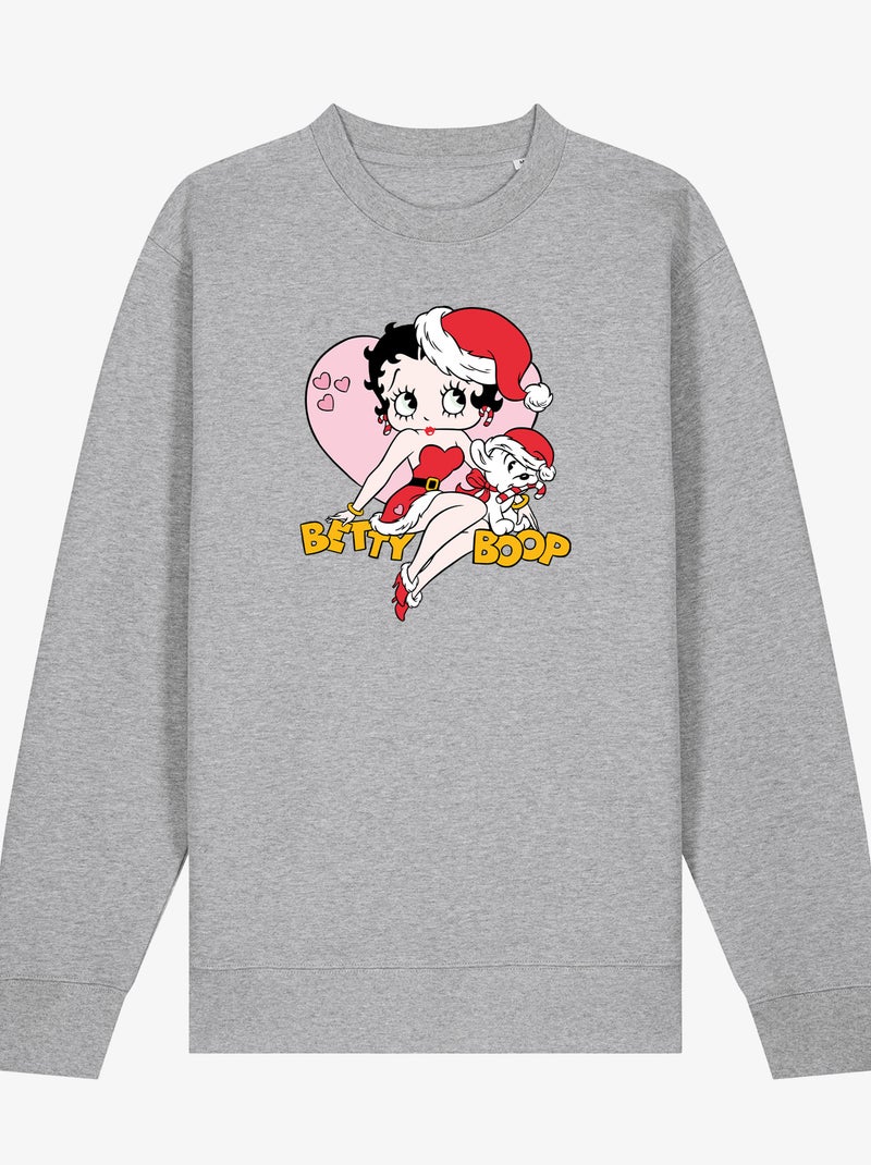 Felpa Donna - BETTY BOOP 1 Grigio melangiato - Kiabi