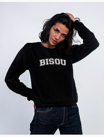 Felpa Donna - BISOU TYPO USA