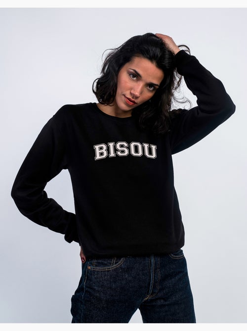 Felpa Donna - BISOU TYPO USA - Kiabi Felpa Donna - BISOU TYPO USA - Kiabi