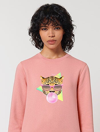 Felpa Donna - BUBBLE GUM LEO