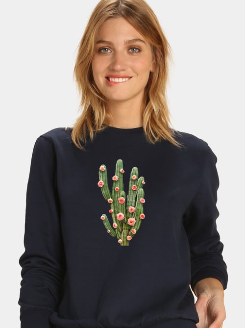 Felpa Donna - CACTUS AND ROSES - Kiabi