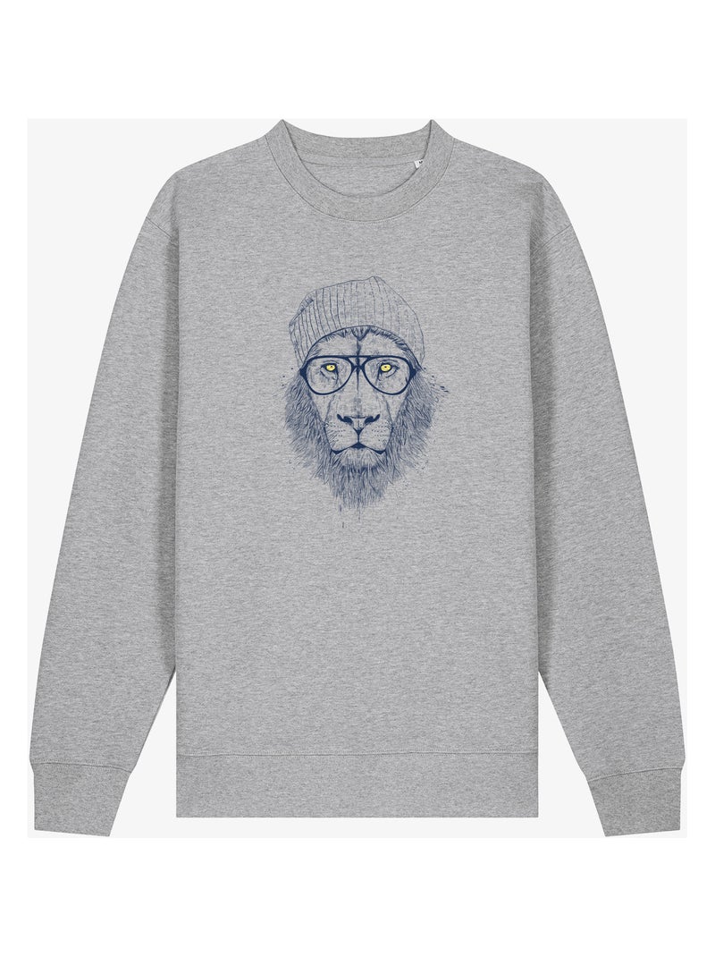 Felpa Donna - COOL LION Grigio melangiato - Kiabi