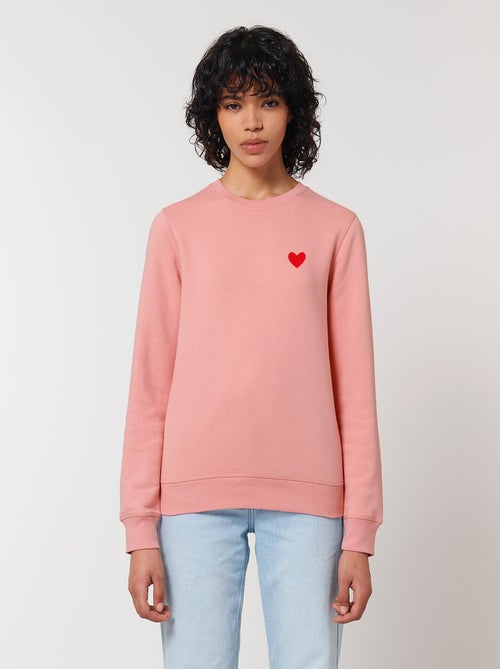 Felpa Donna - DESSIN PETIT COEUR - Kiabi Felpa Donna - DESSIN PETIT COEUR - Kiabi