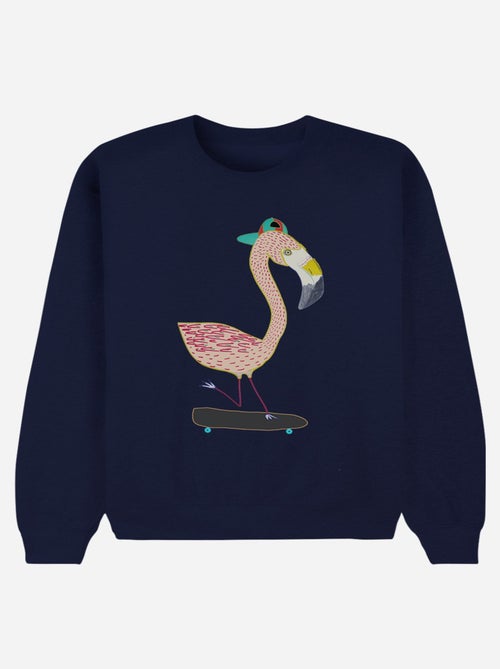 Felpa Donna - FLAMINGO SKATER - Kiabi