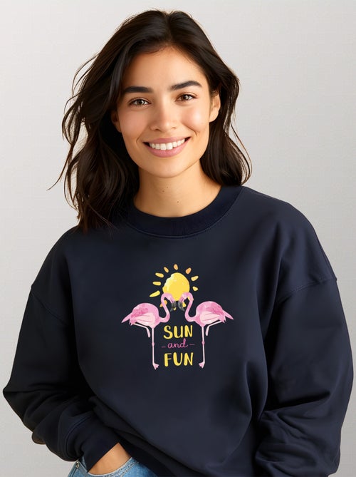 Felpa Donna - FLAMINGO-SUN-AND-FUN - Kiabi