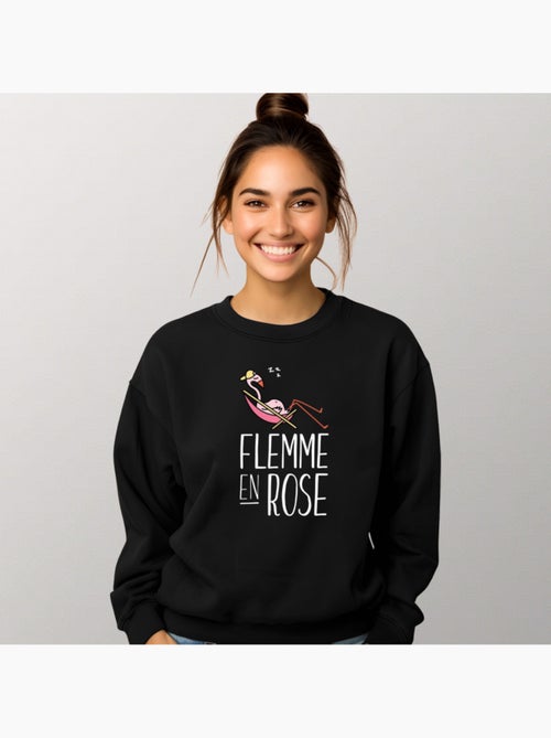 Felpa Donna - FLEMME EN ROSE - Kiabi