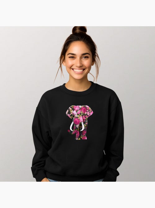 Felpa Donna - FLORAL ELEPHANT - Kiabi