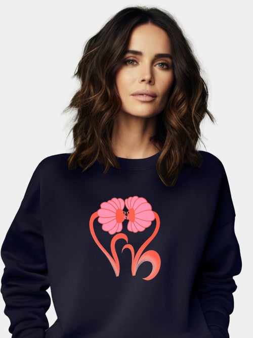 Felpa Donna - FLOWERS - Kiabi