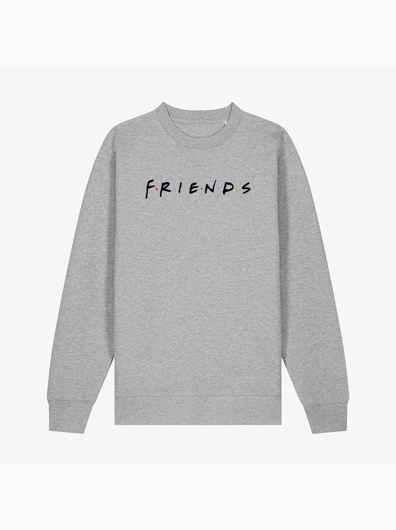 Felpa Donna - FRIENDS LOGO BLACK Grigio melangiato - Kiabi