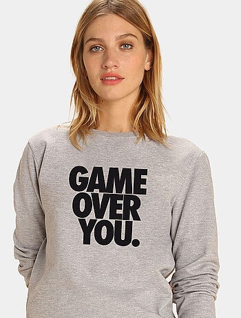 Felpa Donna - GAME OVER YOU