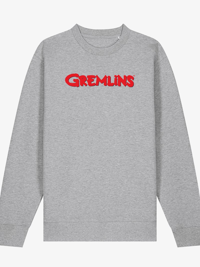 Felpa Donna - GREMLINS LOGO Grigio melangiato - Kiabi