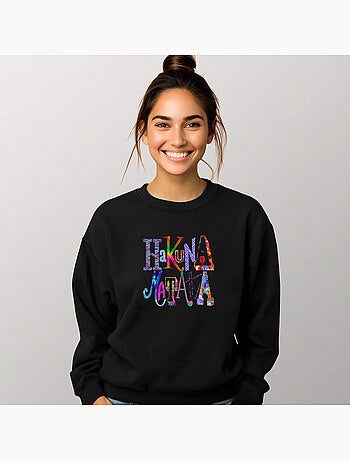 Felpa Donna - HAKUNA MATATA COLOR