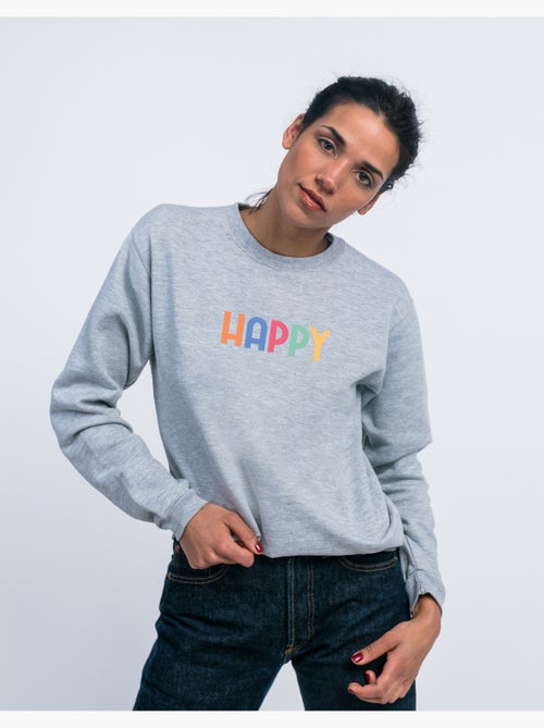 Felpa Donna - HAPPY COLORÉ - Kiabi
