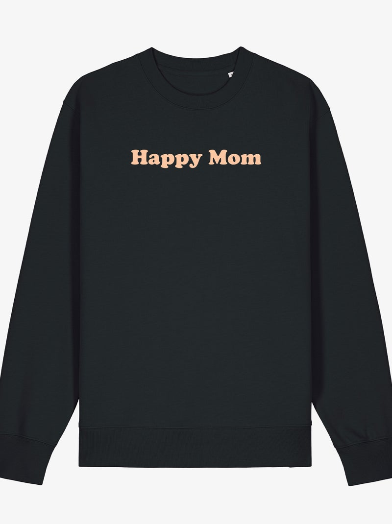 Felpa Donna - HAPPY MOM Nero - Kiabi