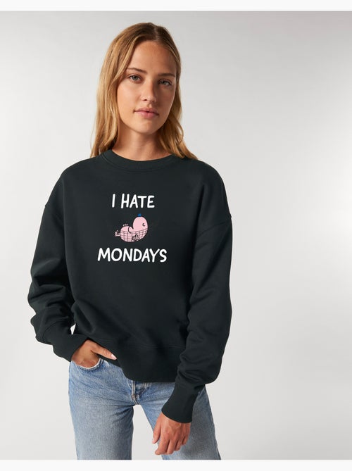 Felpa Donna - I HATE MONDAYS - Kiabi