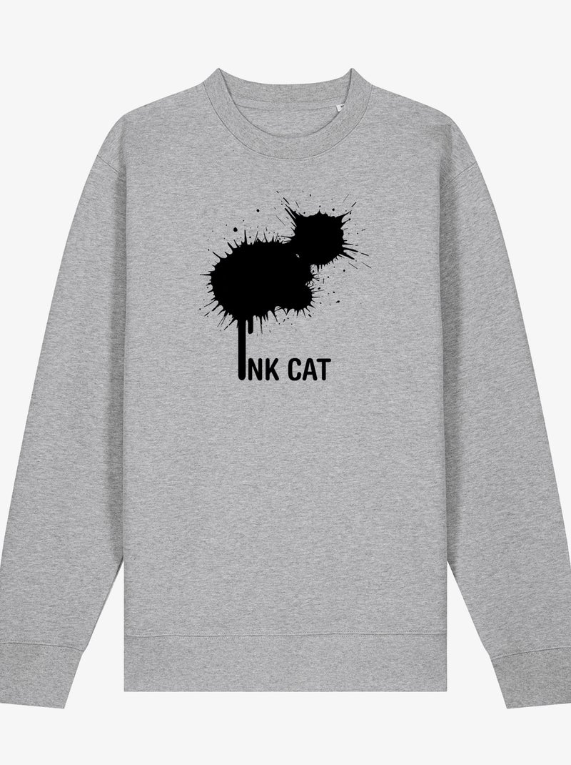 Felpa Donna - INK CAT Grigio melangiato - Kiabi