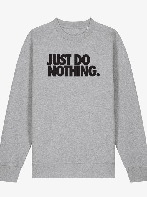 Felpa Donna - JUST DO NOTHING - Kiabi