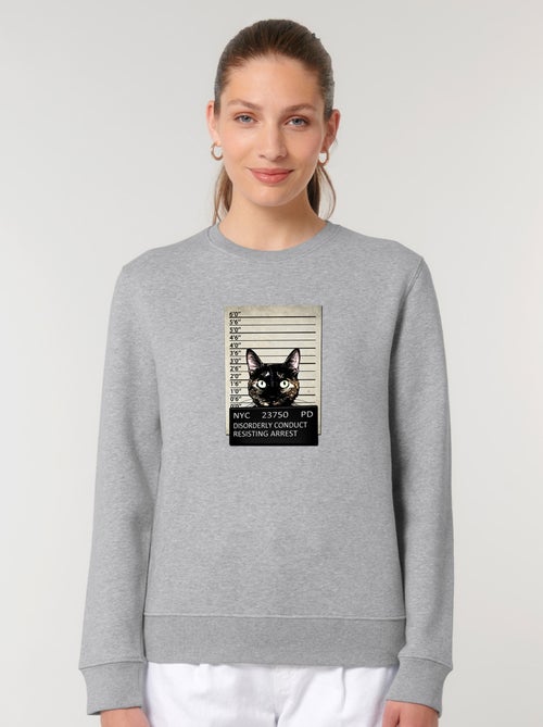 Felpa Donna - KITTY MUGSHOT - Kiabi