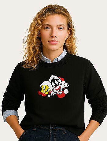 Felpa Donna - LOONEY TUNES SYLVESTER AND TWEETY