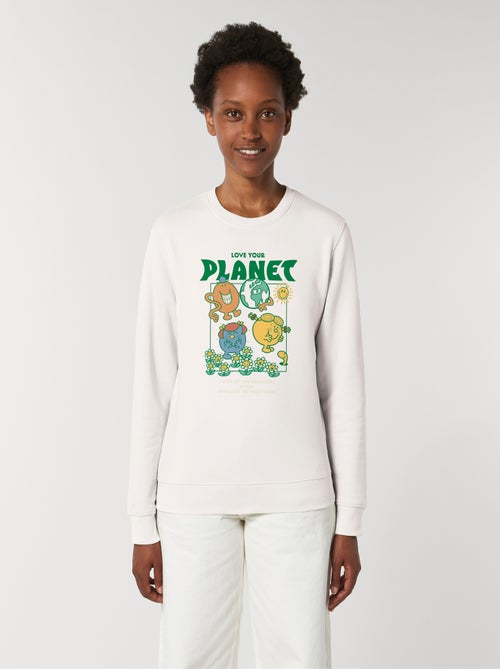 Felpa Donna - LOVE YOUR PLANET - Kiabi