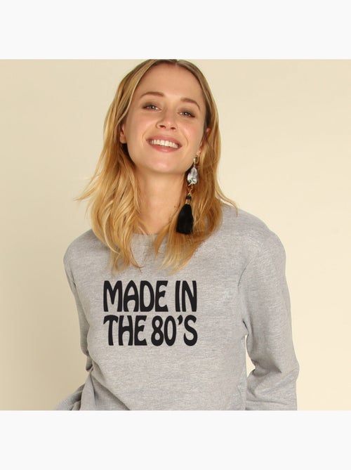 Felpa Donna - MADE IN THE 80 - Kiabi