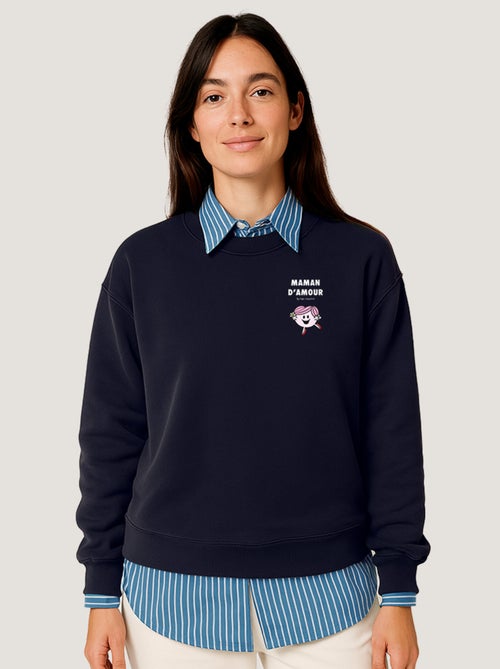 Felpa Donna - MAMAN D'AMOUR CŒUR - Kiabi