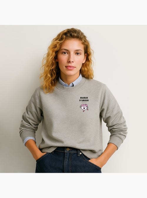Felpa Donna - MAMAN D'AMOUR CŒUR - Kiabi