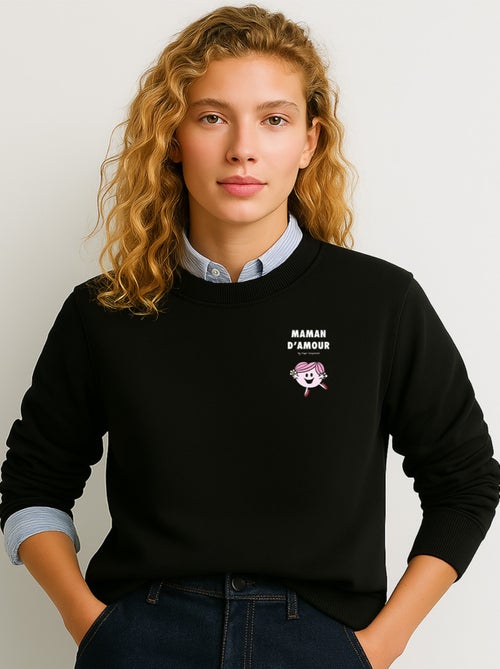 Felpa Donna - MAMAN D'AMOUR CŒUR - Kiabi