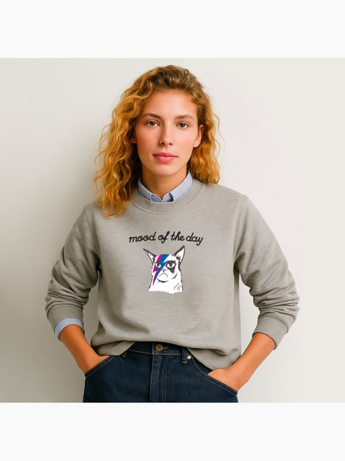 Felpa Donna - MOOD OF THE DAY CAT - Kiabi