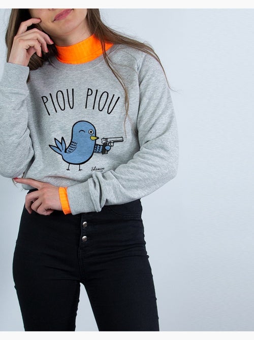 Felpa Donna - PIOU PIOU - Kiabi Felpa Donna - PIOU PIOU - Kiabi