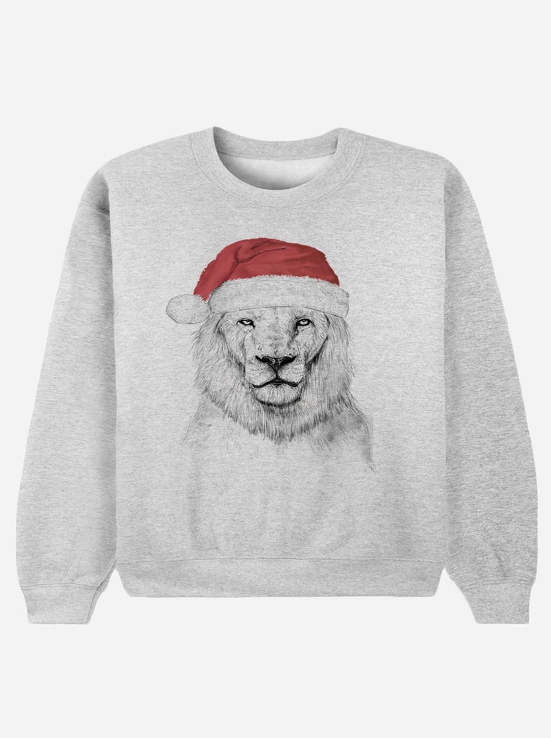 Felpa Donna - SANTA LION Grigio melangiato - Kiabi
