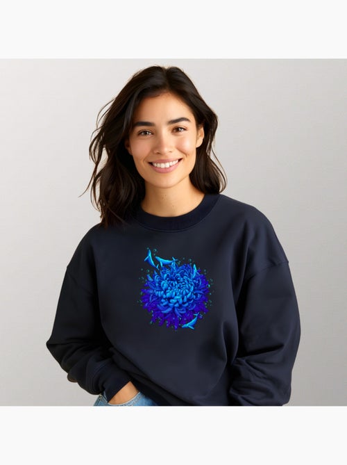 Felpa Donna - SEA FLOWER - Kiabi