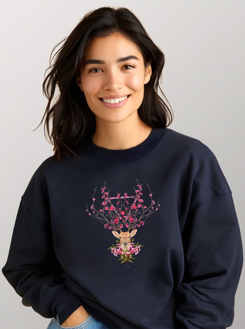 Felpa Donna - SPRING DEER - Kiabi