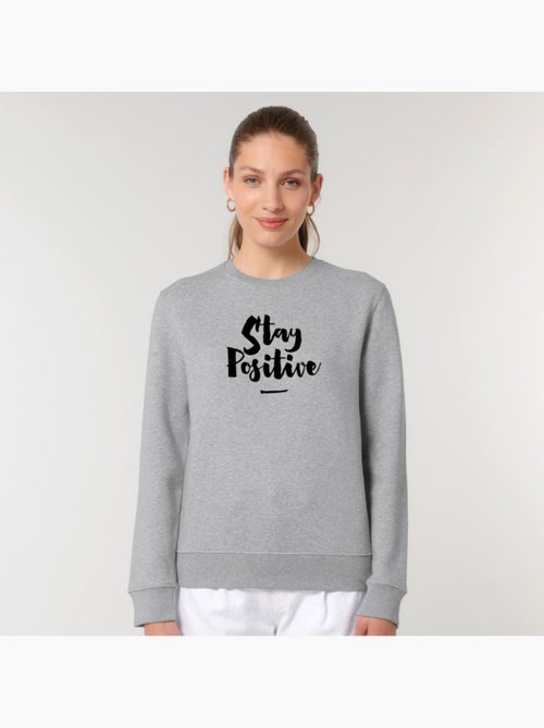 Felpa Donna - STAY POSITIVE - Kiabi Felpa Donna - STAY POSITIVE - Kiabi