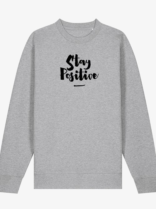 Felpa Donna - STAY POSITIVE - Kiabi Felpa Donna - STAY POSITIVE - Kiabi