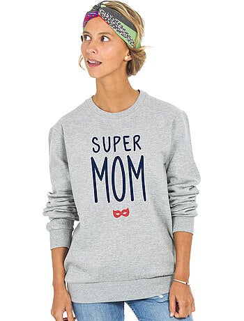Felpa Donna - SUPER MOM 2 WAF