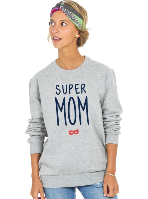 Felpa Donna - SUPER MOM 2 WAF - Kiabi