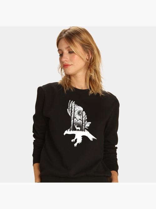 Felpa Donna - THE EAGLE AND THE DEER - Kiabi