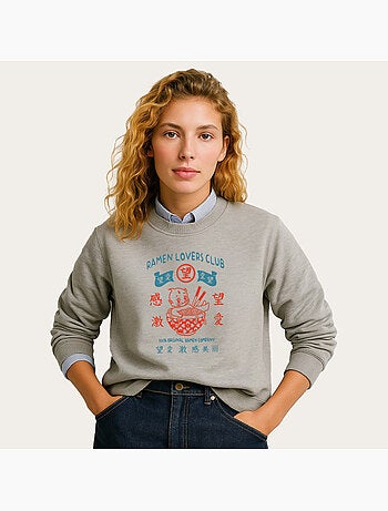 Felpa Donna - TORC RAMEN LOVERS CLUB BLUE RED