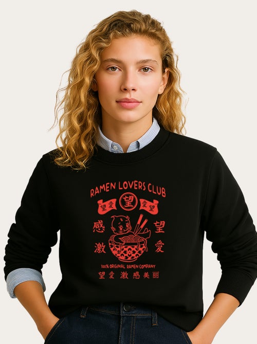 Felpa Donna - TORC RAMEN LOVERS CLUB - Kiabi