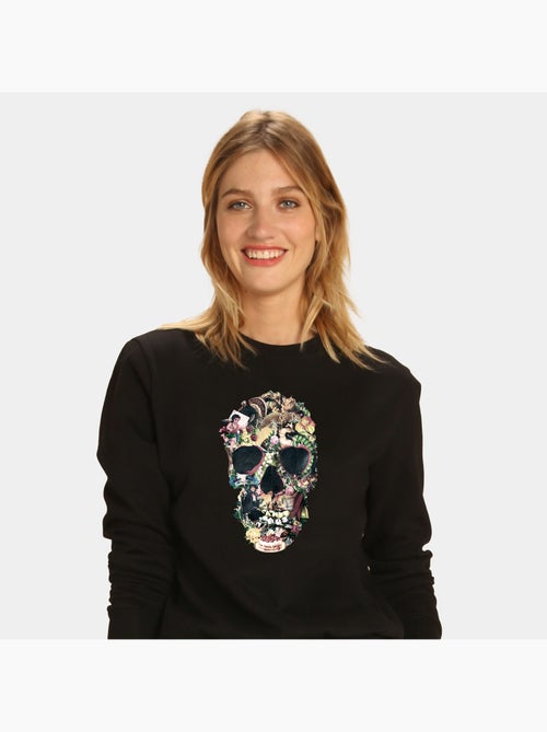 Felpa Donna - VINTAGE SKULL - Kiabi