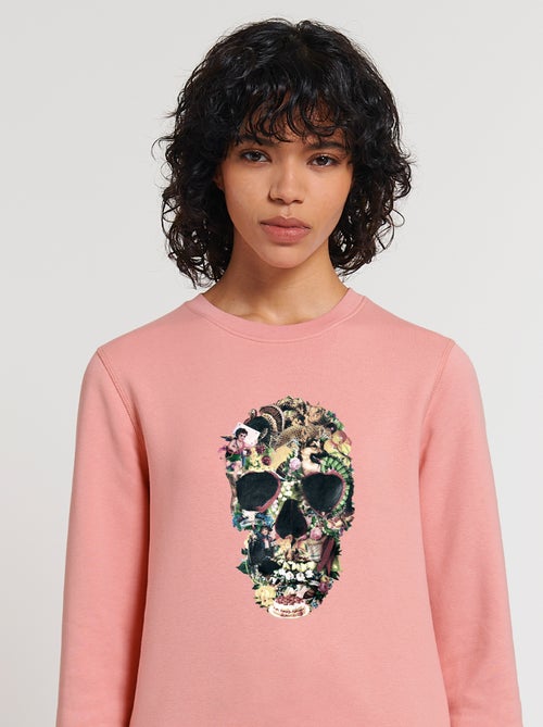 Felpa Donna - VINTAGE SKULL - Kiabi